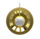 Basie W Wall Lamp Brass and Aluminum Structure by DelightFULL Online Sales