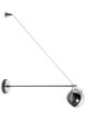 Sales Online Beluga Steel D57 D05 Wall Lamp with Polished Chromium-Plated Steel Structure by Fabbian