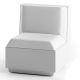 Big Cut module armchair polyethylene structure by Plust buy online