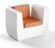 Big Cut armchair polyethylene structure suitable for contract use by Plust buy online