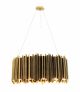 Brubeck Oval Suspension Lamp Brass Structure by DelightFULL Online Sales