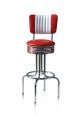 BS-28CB American Style Stool Steel Base Ecoleather Seat and Backrest by Bel Air Buy Online