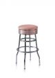 BS-29 American Style Stool Chromed Steel Structure Ecoleather Seat by Bel Air Sales Online
