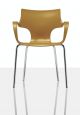 Carla Chair Steel Structure Polypropylene Seat by Galvanotecnica Online Sales