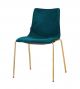 Zebra Pop Brass 2640 stackable chair brass legs fabric seat suitable for contract use by Scab buy online