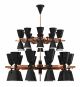 Charles 40 Suspension Lamp Brass Structure by DelightFULL Online Sales