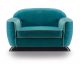 Charles Armchair Upholstered Coated in Fabric by Milano Bedding Online Sales