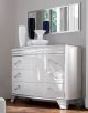 Vivre 349 Dresser Glossy White Laquered Made in Italy by Bianchi Mobili 