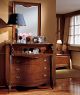 Alice Dresser Night Collection With Mirror by Bianchi Mobili Walnut