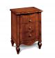 Da Vinci Bedside Table Walnut Made in Italy by Bianchi Mobili 