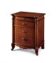 Roma Bedside Table Walnut Made in Italy by Bianchi Mobili 