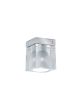 Sales Online Cubetto D28 E01 Ceiling Lamp with Glass Diffuser and Polished Chromium-Plated Metal Structure by Fabbian