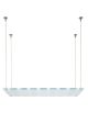 Sales Online Sospesa D42 A19 Suspension Lamp Glass Structure by Fabbian.