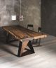 Dasar Table Iron Base Wooden Top by elite, TO BE Online Sales