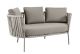 Desiree DE638 sofa metal frame with rope suitable for contract use by Vermobil online sales