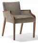 Diesis P Small Armchair Wooden Frame Fabric Seat by Cabas Online Sales