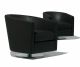 Diesis 21C Armchair Steel Base Leather Seat by Cabas Online Sales