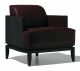 Diesis 48B Lounge Armchair Wooden Frame Leather Seat by Cabas Online Sales