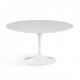 Saarinen Round Table Aluminum Base Marble Top by Galvanotecnica Online Sales