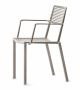 Easy stackable chair painted aluminum structure by Fast online sales