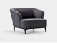 Elle 8755 lounge armchair coated in fabric suitable for contract by LaCividina buy online