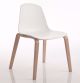 Epoca EP2 Chair Wooden Legs Polypropylene Seat by Luxy Online Sales