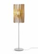 Sales Online Stick F23 C05 Floor Lamp Wood and Metal Structure by Fabbian.