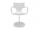 Sales Online Flûte  Swivel Chair Polypropylene and Steel Structure with Ecoleather Seat by Sovet.
