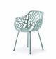 Forest small armchair aluminum structure by Fast online sales