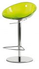 Gliss 970 stool steel base polycarbonate seat by Pedrali online sales