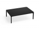 Sales Online Slim 8 H.37 Coffee Table Aluminum Legs Tempered Glass Top by Sovet.
