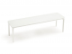 Sales Online Slim 8 H.46 Coffee Table Aluminum Legs Tempered Glass Top by Sovet.