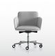 Hanami Low Desk Chair Aluminum Base Leather Seat by Quinti Online Sales