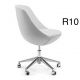 Huevo/R10 Semi-finished Chair Steel Base Polyurethane Seat by Rossetto Sales Online