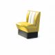 HW-70 Single Booth Wooden Base Seat Coated with Ecoleather by Bel Air Buy Online