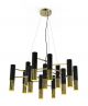 Ike Suspension Lamp Aluminum and Brass Structure by DelightFULL Online Sales