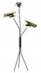 Jackson F Floor Lamp Brass and Aluminum Structure by DelightFULL Online Sales