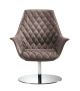Kimera Rhomboidal waiting armchair stainless steel base ecoleather seat by Kastel online sales