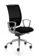 Konica Mesh Grey desk chair mesh backrest fabric seat by Kastel online sales