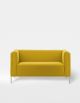Kontex S waiting sofa ecoleather seat steel feet by Kastel online sales