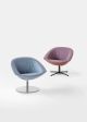 Krokus waiting armchair stainless steel base ecoleather seat by Kastel online sales