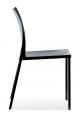 Kuadra 1271 chair steel structure polycarbonate seat by Pedrali online sales
