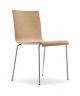 Kuadra XL 2413 chair steel legs plywood seat by Pedrali online sales