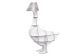 Junon Goose Shape Bedside Lamp Laminated Structure by Ibride Buy Online