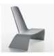 Land modern lounge chair resin structure by Plank buy online on www.sedie.design
