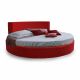 Dejavù Round Bed Plywood Frame Coated with Fabric by EsseDesign Sales Online