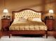 Alice Upholstered Bed Made Wood and Leather Made in Italy by Bianchi Mobili