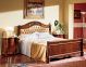 Althea Upholstered Bed Made Wood and Leather Made in Italy by Bianchi Mobili