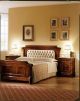 D'Este Bed Made Wood and Leather Made in Italy by Bianchi Mobili