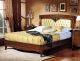 Praga L2 Bed Made Wood and Leather Made in Italy by Bianchi Mobili